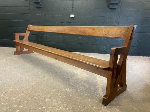 Antique pitch pine church - xl,