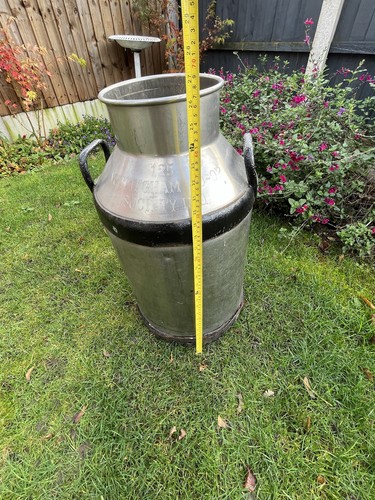 Vintage stainless milk - stainless,