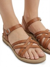 Peacocks Tan Chunky Sole