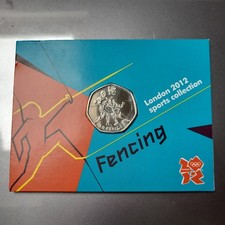 Carded Royal Mint BU 50p