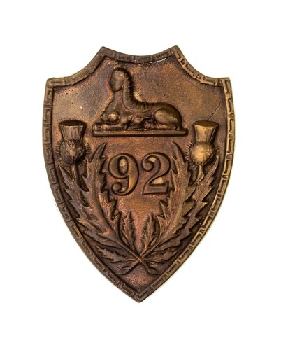Gordon highlanders cap - gordon, badge