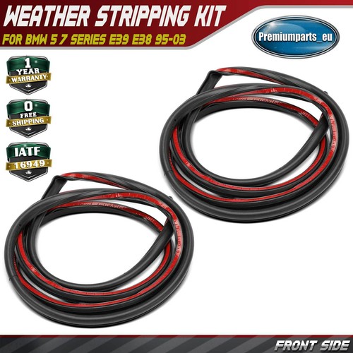 Weather stripping kit - 2x, front
