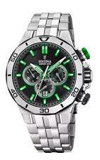 Festina Men's Chrono Bike  (44.5mm) Black Dial /Stainless Steel F20448/6 RRP£199