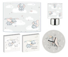 DUMBO baby nursery CEILING SHADE, TOUCH LAMP, WALL ART, CLOCK or BUNDLE