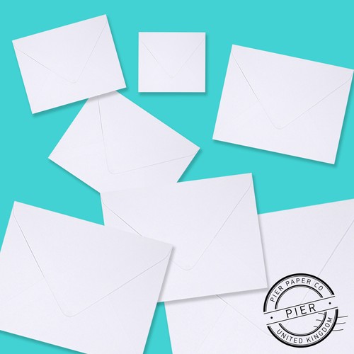 White square envelopes 100gsm - envelopes,