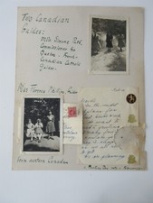 1949 Canadian Girl Guides Scouts Macy Day story board w/ photos
