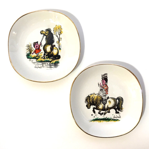 Pair vintage thelwell pony - pair,