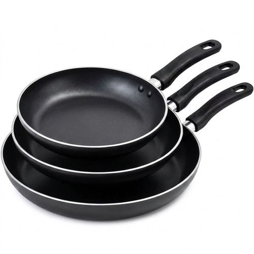 3pc non stick frying pan - non,