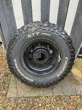COOPER DISCOVERER STT 265/75r16 & REME 16x7 Steel HD wheels for LR Defender x 4