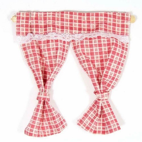 Dolls house red pink - house,