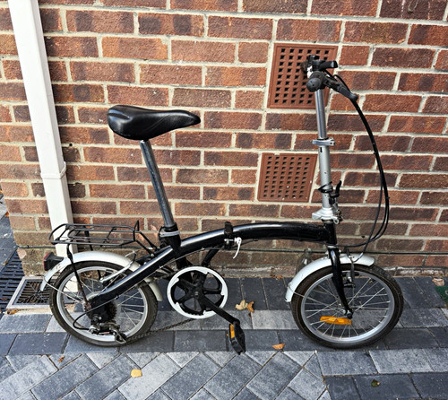 Folding bike black - folding,