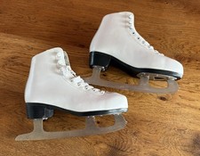 NIJDAM Figure Ice Skates Size EU36 White New Without Box