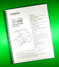 Owners Manual for Olympus