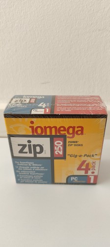 Iomega zip 250mb discs - 250mb, 4