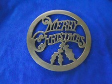 Vintage Brass Kettle Trivet