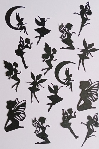 Fairies silhouette die - 16,
