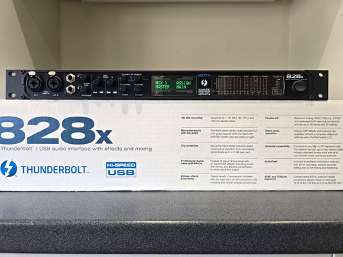 Motu 828x thunderbolt usb - thunderbolt/usb, 2.0