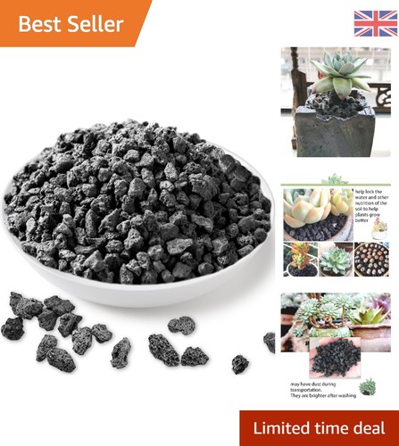 Black horticultural lava rock - horticultural,