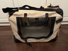 Luxury Dog/puppy Carrier Crate Fabric Collapsible