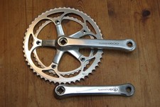 Classic Shimano 600 Crankset, 170mm, FC-6207.  53t / 42t. Good Condition