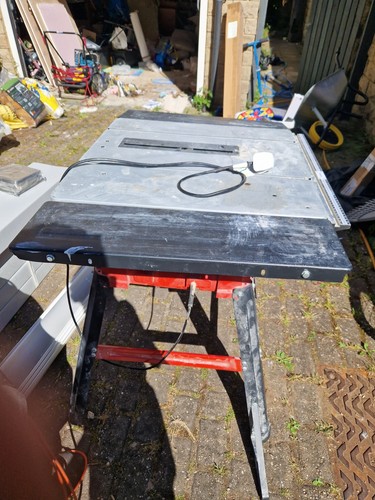Red and black table - and, for