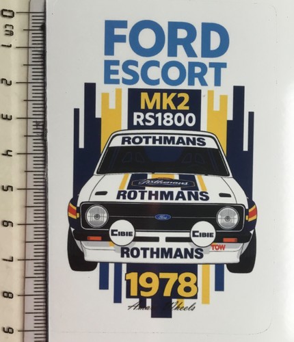 Sticker decal ford escort - decal,,