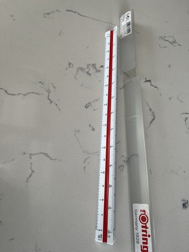 Rotring triangular scale - rotring,