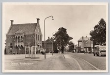 RPPC Drunen Raadhuisplein Netherlands w/ Coca-Cola Lorry, 1962 Postcard