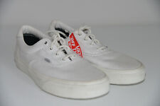New VANS Authentic White Unisex LowTop Trainers Casual Sneakers Boat Tennis UK 3
