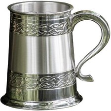 1 Pint Pewter Tankard Satin