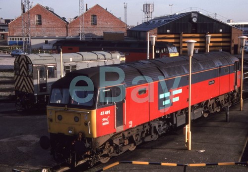 35mm railway slide class 47 - railway,