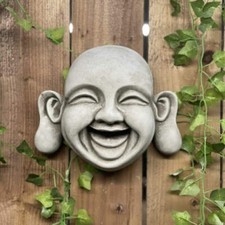 Cheerful Large Wall Buddha
