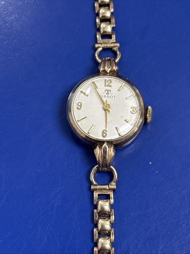 Ladies 9ct vintage tissot - ladies,