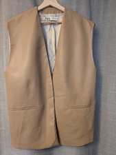 Zara Size 10 Beige Faux Fur