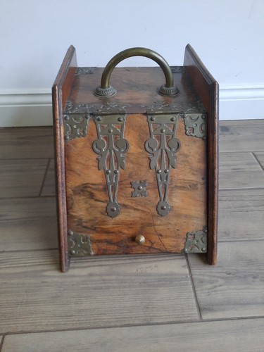 Antique mahogany brass wooden - mahogany,