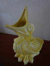 Wadeheath Flaxman Ware,   Yellow Bird Vase.  1936-39