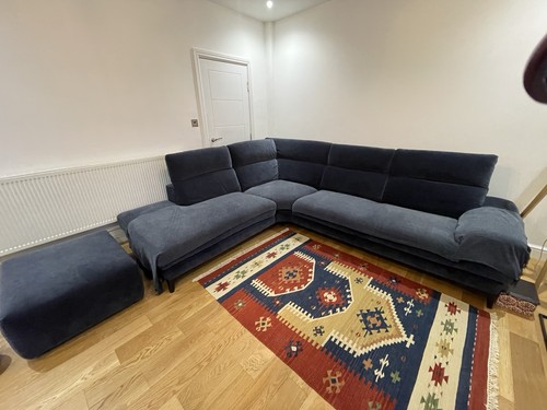 Natuzzi royal blue - royal, fabric