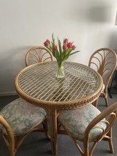 Vintage Rattan/Cane Dining Set