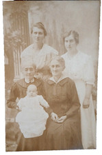 RPPC Photo DEAD BABY FUNERAL