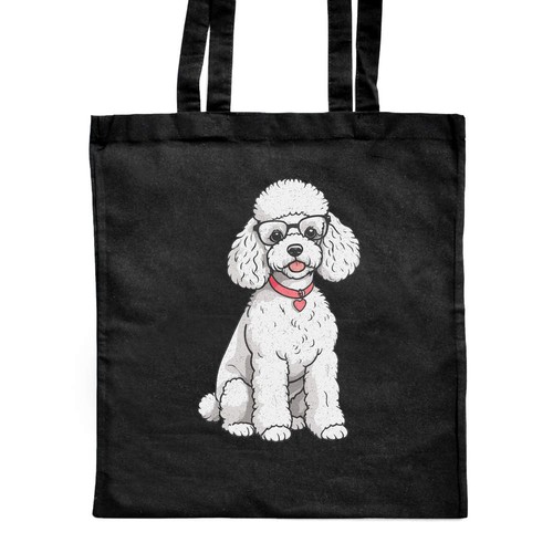 Poodle wearing glasses - wearing, glasses'