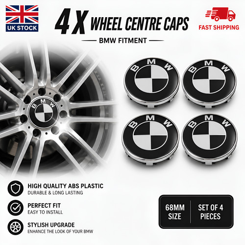Set bmw wheel hub centre - of,