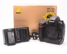 Nikon D3 12.1MP Digital SLR DSLR Camera - Black (Body Only) ***84,133 shots***