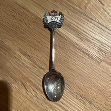 1977 silver jubilee spoon - silver,
