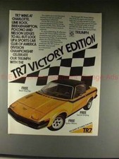 1976 Triumph TR7 TR-7 Car Ad -
