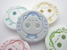 10 Baby Buttons 12mm (1/2