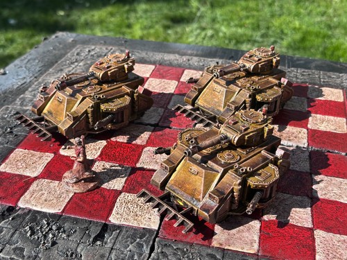 Wh40k used yellow tank - 3,