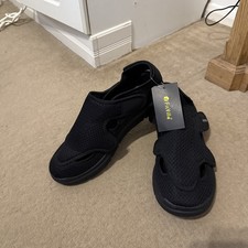 FitVille Men's Diabetic Sandals Wide Shoes with Adjustable Strap UK 10 Brand New