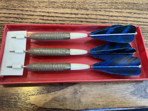 Vintage brass unicorn darts - unicorn,