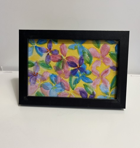 Multi coloured water - coloured, painted