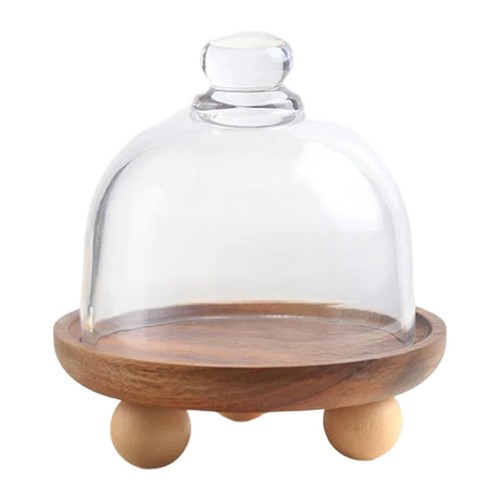 Wooden cake stand with lid - cake,